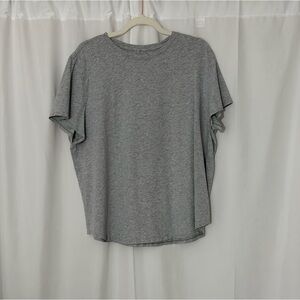 lululemon athletica Heather Gray Short Sleeve Tee